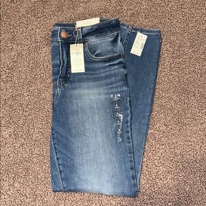 Maurices Everflex Super Skinny Blue Jeans
